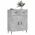 Moderne dressoir met metalen poten en bewerkt hout voor een tijdloze look - Dressoirs & buffetkasten