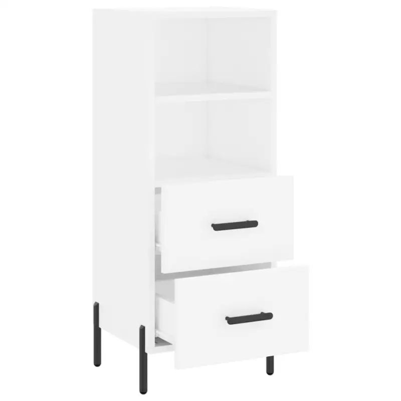 Moderne dressoir met metalen poten en bewerkt hout voor een tijdloze uitstraling - Dressoirs & buffetkasten