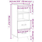 Moderne dressoir met metalen poten en bewerkt hout voor een tijdloze uitstraling - Dressoirs & buffetkasten