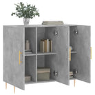 Moderne dressoir met metalen poten en bewerkt hout voor een tijdloze uitstraling - Dressoirs & buffetkasten