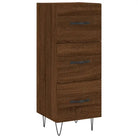 Moderne dressoir met metalen poten en bewerkt hout voor een tijdloze uitstraling - Dressoirs & buffetkasten