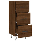 Moderne dressoir met metalen poten en bewerkt hout voor een tijdloze uitstraling - Dressoirs & buffetkasten