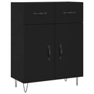 Moderne dressoir met metalen poten en bewerkt hout voor een tijdloze uitstraling - Dressoirs & buffetkasten