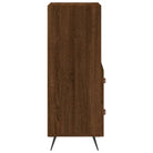 Moderne dressoir met metalen poten en bewerkt hout voor een tijdloze uitstraling - Dressoirs & buffetkasten