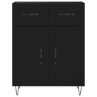 Moderne dressoir met metalen poten en bewerkt hout voor een tijdloze uitstraling - Dressoirs & buffetkasten