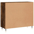 Moderne dressoir met metalen poten en bewerkt hout voor je huis - Dressoirs & buffetkasten