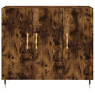 Moderne dressoir met metalen poten en bewerkt hout voor je huis - Dressoirs & buffetkasten