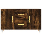 Moderne dressoir met metalen poten en bewerkt hout voor thuis - Dressoirs & buffetkasten
