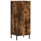 Moderne dressoir met metalen poten en gerookt eiken bewerkt hout - Dressoirs & buffetkasten