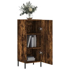 Moderne dressoir met metalen poten en gerookt eiken bewerkt hout - Dressoirs & buffetkasten