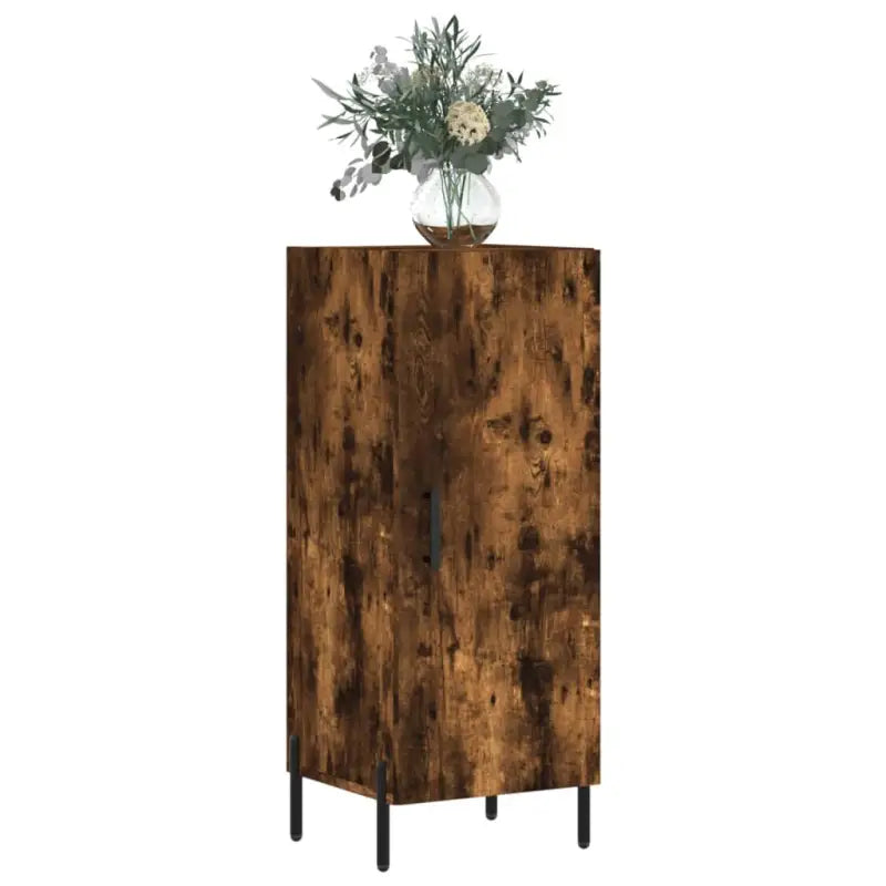 Moderne dressoir met metalen poten en gerookt eiken bewerkt hout - Dressoirs & buffetkasten