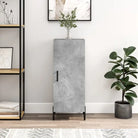 Moderne dressoir met metalen poten en gerookt eiken bewerkt hout - Betongrijs / 1 - Dressoirs & buffetkasten