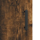 Moderne dressoir met metalen poten en gerookt eiken bewerkt hout - Dressoirs & buffetkasten