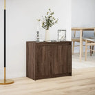 Moderne dressoir met RGB LED-verlichting en bewerkt hout - Dressoirs & buffetkasten