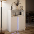 Moderne Dressoir met RGB LED-verlichting en bewerkt hout voor elke stijl - Dressoirs & buffetkasten
