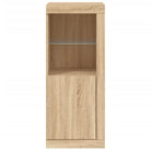 Moderne dressoir met rgb led-verlichting en duurzaam bewerkt hout - Dressoirs & buffetkasten