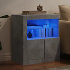 Moderne dressoir met rgb led-verlichting en duurzaam bewerkt hout - Dressoirs & buffetkasten