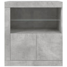 Moderne dressoir met rgb led-verlichting en duurzaam bewerkt hout - Dressoirs & buffetkasten