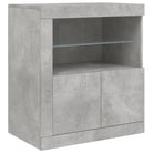 Moderne dressoir met rgb led-verlichting en duurzaam bewerkt hout - Dressoirs & buffetkasten