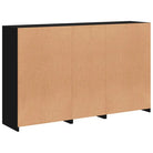 Moderne dressoir met rgb led-verlichting en duurzaam bewerkt hout - Dressoirs & buffetkasten