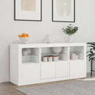 Moderne dressoir met rgb led-verlichting en duurzame bewerkte houtstijl - Dressoirs & buffetkasten