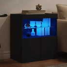 Moderne dressoir met rgb led-verlichting en duurzame bewerkte hout - Dressoirs & buffetkasten