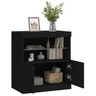 Moderne dressoir met rgb led-verlichting en duurzame bewerkte hout - Dressoirs & buffetkasten