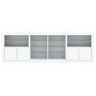 Moderne dressoir met rgb led-verlichting en hoogwaardig bewerkt hout - Dressoirs & buffetkasten