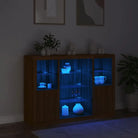 Moderne dressoirs met LED-verlichting van bewerkt hout - Dressoirs & buffetkasten