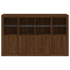 Moderne dressoirs van bewerkt hout met LED-verlichting - Dressoirs & buffetkasten