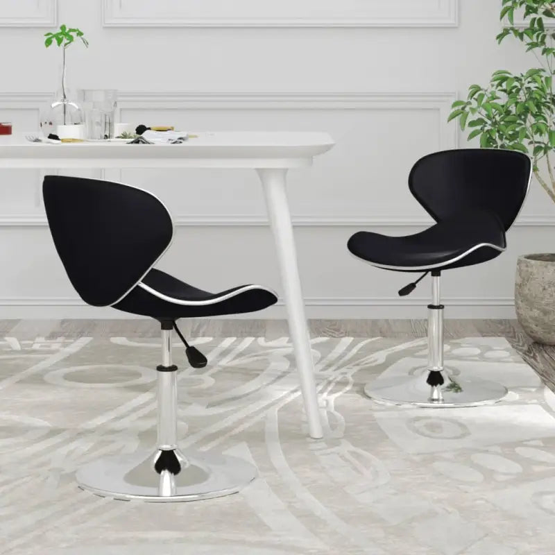 Moderne Eetkamerstoelen met Comfort en Elegant Design - Zwart / 2 - Eetkamerstoelen