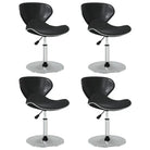 Moderne Eetkamerstoelen met Comfort en Elegant Design - Zwart / 4 - Eetkamerstoelen