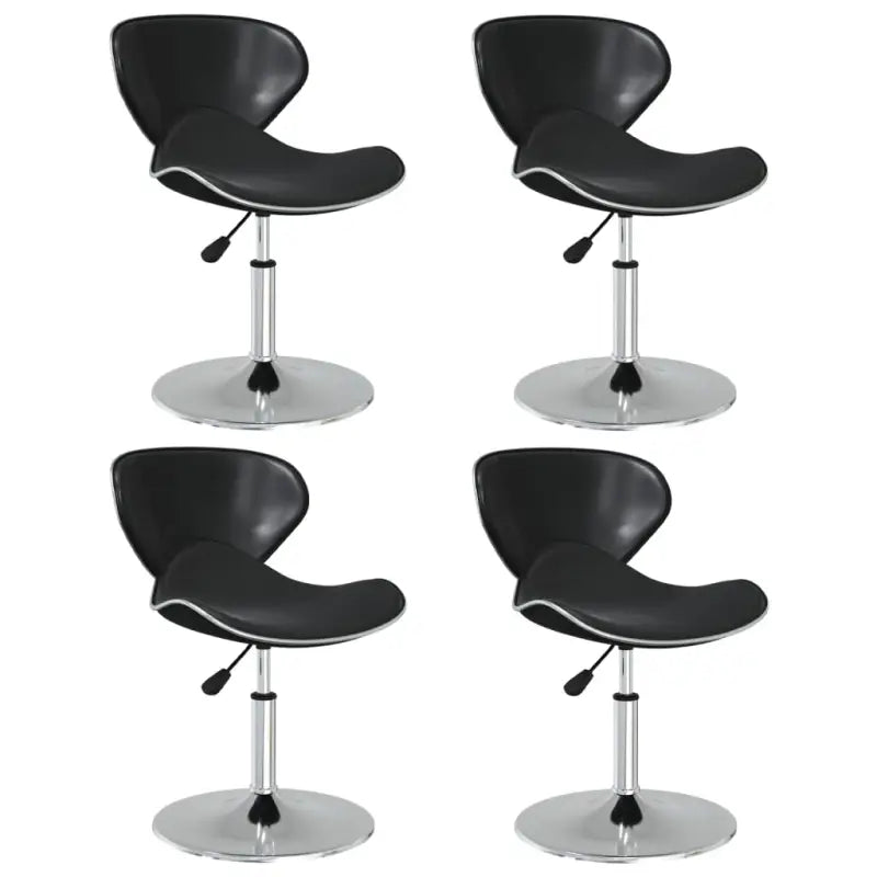 Moderne Eetkamerstoelen met Comfort en Elegant Design - Zwart / 4 - Eetkamerstoelen