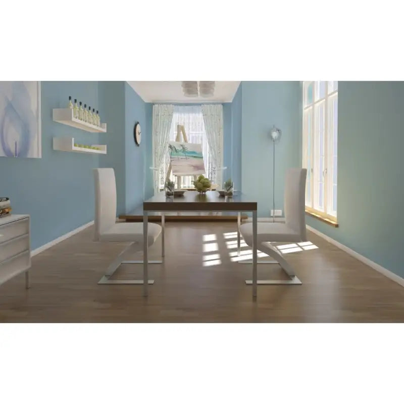 Moderne Eetkamerstoelen met Exquisit Design voor je Keuken of Eetkamer - Wit / 2 - Eetkamerstoelen
