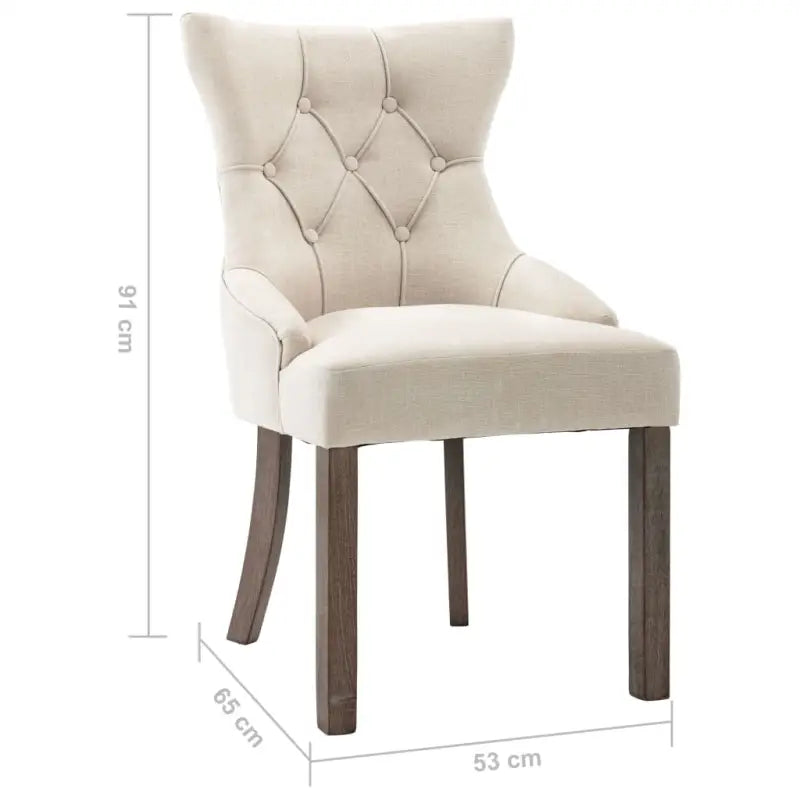 Moderne Eetkamerstoelen met Knopontwerp voor een Warme Sfeer - Eetkamerstoelen