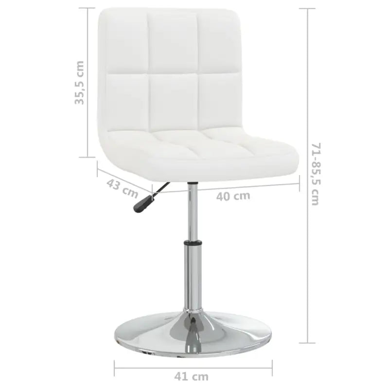 Moderne eetkamerstoelen met kunstlederen bekleding en comfort - Eetkamerstoelen