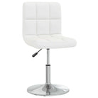Moderne eetkamerstoelen met kunstlederen bekleding en comfort - Wit / 1 - Eetkamerstoelen