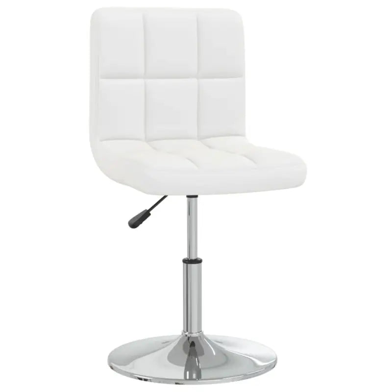 Moderne eetkamerstoelen met kunstlederen bekleding en comfort - Wit / 1 - Eetkamerstoelen