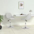 Moderne eetstoel met kunstleren bekleding en comfort - Wit / 2 - Eetkamerstoelen