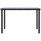 Moderne eettafel met houten nerf voor binnen en buitengebruik - Eettafels