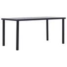 Moderne eettafel met houten nerf voor binnen en buitengebruik - Eettafels