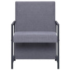 Moderne fauteuil met chromen voeten en duurzaam houten frame - Lichtgrijs / 1 - Fauteuils & Relaxfauteuils
