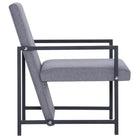 Moderne fauteuil met chromen voeten en duurzaam houten frame - Lichtgrijs / 1 - Fauteuils & Relaxfauteuils