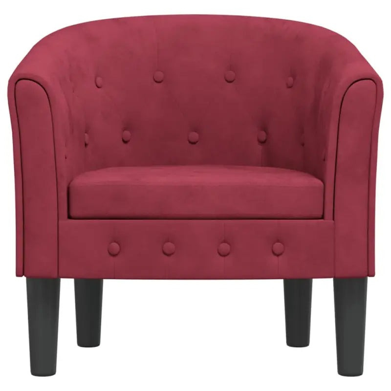 Moderne fluwelen kuipstoel voor elegantie en comfort - Fauteuils & Relaxfauteuils
