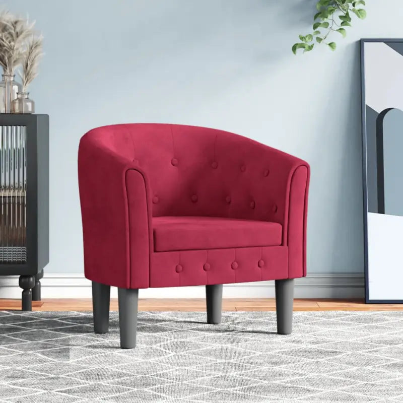 Moderne fluwelen kuipstoel voor elegantie en comfort - Fauteuils & Relaxfauteuils