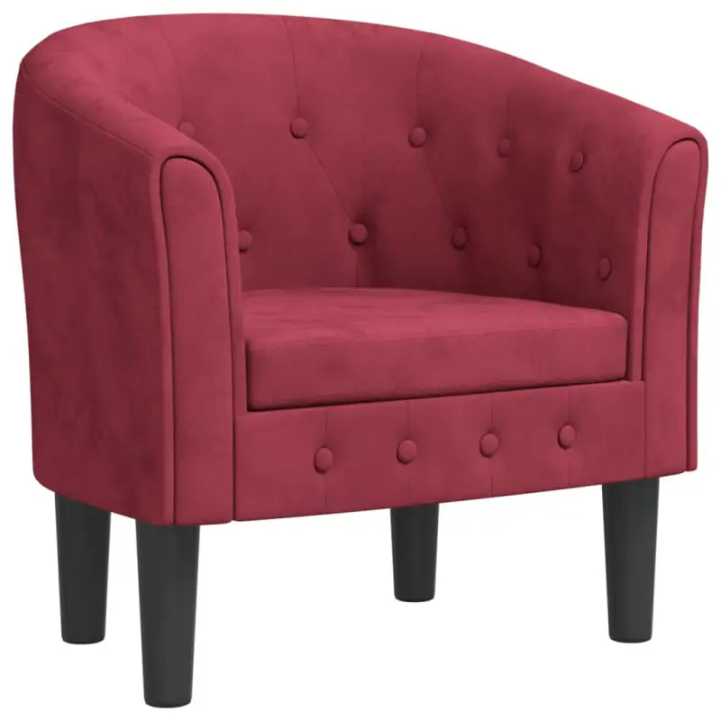 Moderne fluwelen kuipstoel voor elegantie en comfort - Fauteuils & Relaxfauteuils