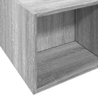 Moderne Grijs Sonoma Bedframe van Bewerkt Hout voor de Slaapkamer - Bedden & bedframes