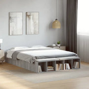 Moderne Grijs Sonoma Bedframe van Bewerkt Hout voor de Slaapkamer - Bedden & bedframes