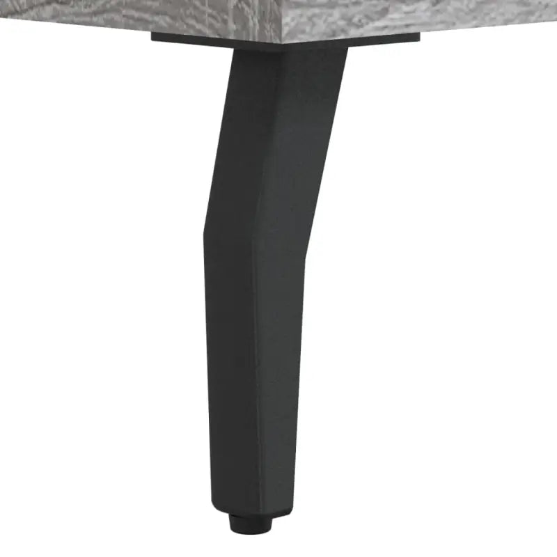 Moderne grijs Sonoma dressoir met metalen poten en bewerkt hout - Grijs sonoma / 1 - Dressoirs & buffetkasten