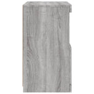 Moderne grijs Sonoma eiken dressoir met RGB LED-verlichting - Dressoirs & buffetkasten